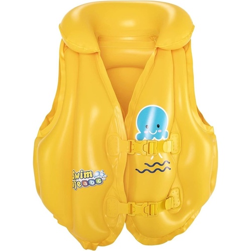 Inflatable Vest For Learning to Swim Buoyancy Float Swim Pool 51 cm x 46 cm