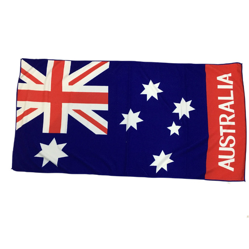 AUSTRALIA FLAG BEACH TOWEL Souvenir Australian Day 150cm x 75cm