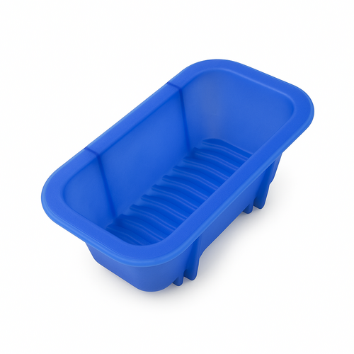 Silicone Loaf Pan Non-Stick Blue Bread Mould Baking Tray