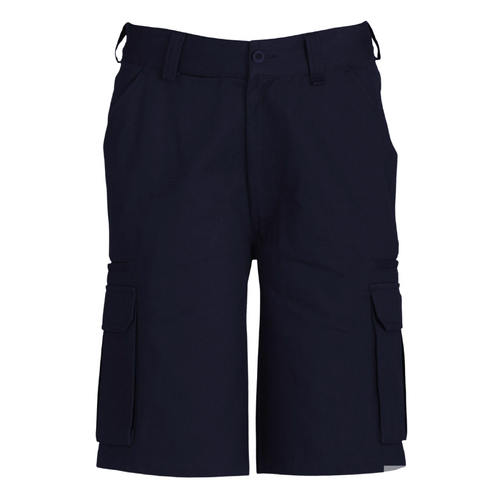 Mens CARGO SHORTS All Sizes 100% COTTON Drill Heavy Work Tradie Military - Navy - 102""