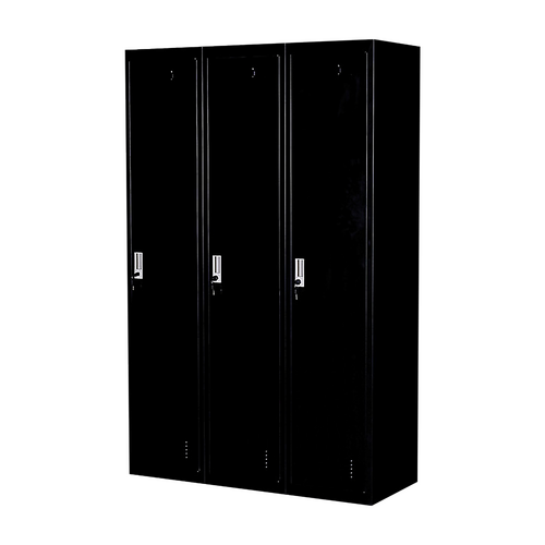 Three-Door Side by Side Office Gym Shed Storage Locker