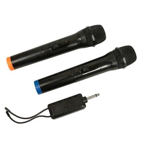 2 x Wireless Microphone Handheld Cordless Professional Mic Karaoke Receiver