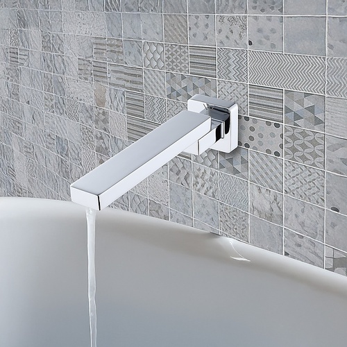 Bath In Wall Swivel Spout in Polished Chrome Finish