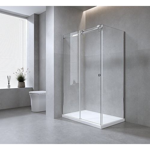 Hardware Accessories for Frameless Glass Sliding Door Shower Screen in Nickel