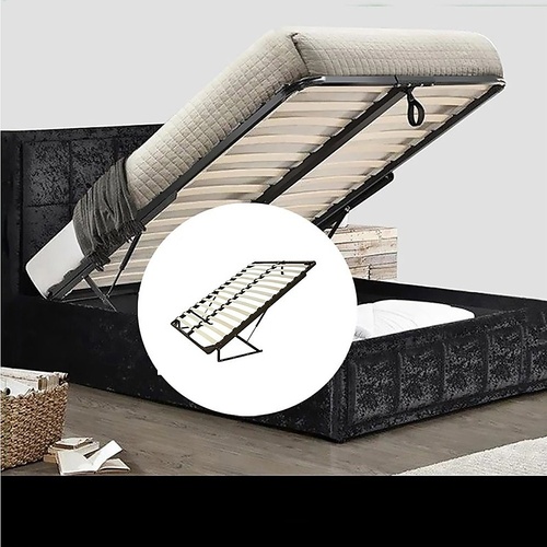 Queen Gas Lift Bed Mechanism with Frame – Storage Platform & Sofa Bed Kit