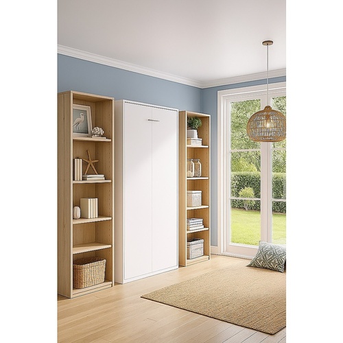 DIY Space Saving King-single Wall Bed Cabinet – Murphy Bed Kit with Steel Frame & Hardware
