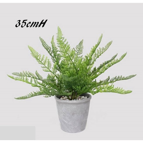 Artificial Fern Plant in Pot 35cm