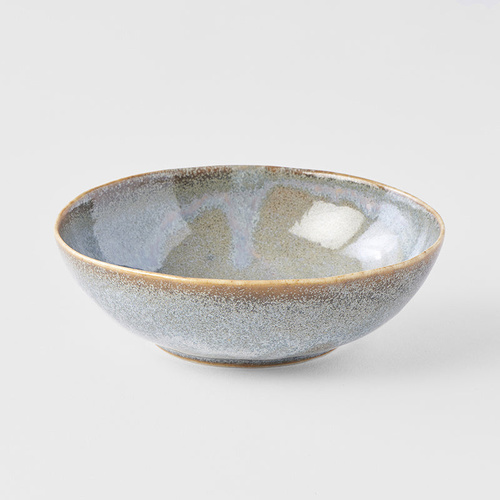 Bowl Oval 14cm Steel Grey Glaze