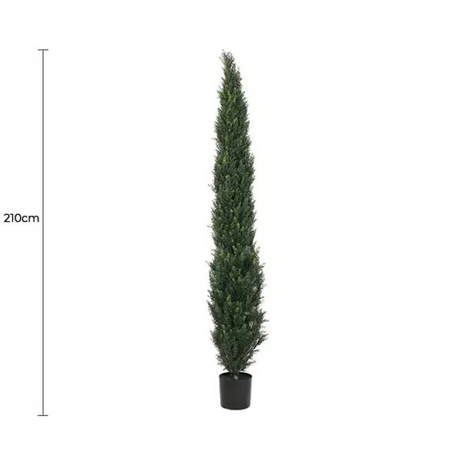 Artificial Cypress Pine Tree UV Resistant 2.1M