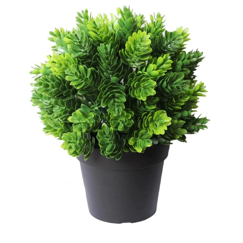 Small Potted Artificial Flowering Hop Plant UV Resistant 20cm