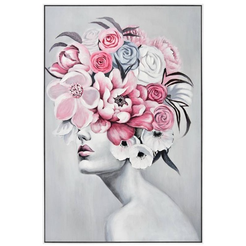 Porsche Lady Framed Canvas Wall Art 120cm