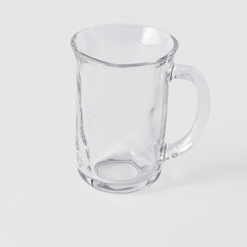 Glass Mug 300ml Free Form