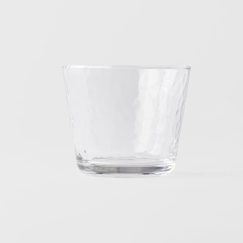 Glass Mini Tumbler Dimpled 220ml