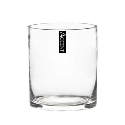 bulk 12 Glass Cylinder Vase 16cm