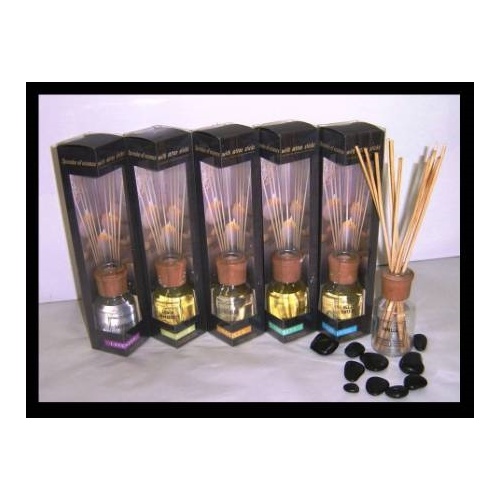 bulk 24 100ml Fragrant Oil Diffuser 10 Rattan Sticks Assortedfragrance