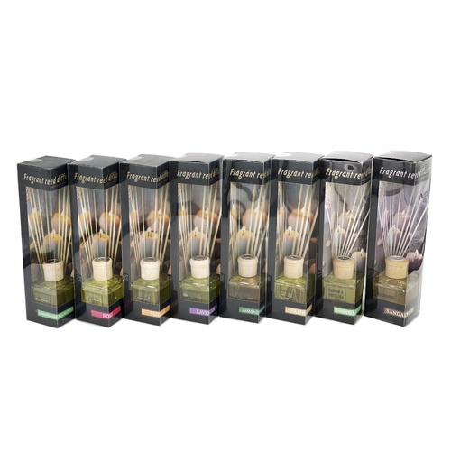 bulk 12 160ml Fragrant Oil Diffuser 12 Rattan Sticks Assortedfragrance