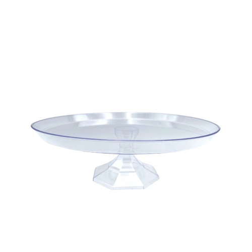 bulk 24 Clear Acrylic Cake Stand 26cm
