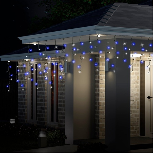 300 LED Icicle Flashing Lights available in 4 Colors - Multicolor