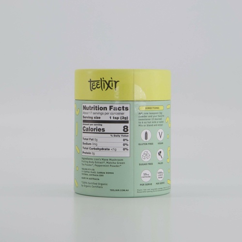 Teelixir Organic Mushroom Matcha Latte 1Kg