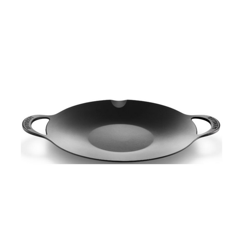 BUYDEEM Grill Pan Nonstick 36cm Round BBQ Griddle Indoor or Outdoor Cooking