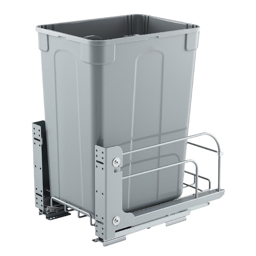 VEVOR Pullout Trash Can for Kitchen Cabinets, Garbage Waste Recycling Bin, Under Mount Waste Container, with Heavy Duty Metal Soft Close Sliding Syste