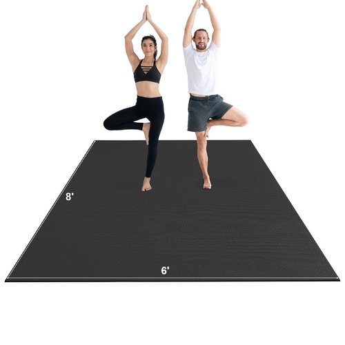 VEVOR Exercise Mat, Non Slip High Density Premium Yoga Mat, Exercise Yoga Mat for Men & Women, Fitness & Exercise Mat with Bag & Carry Strap, for All 