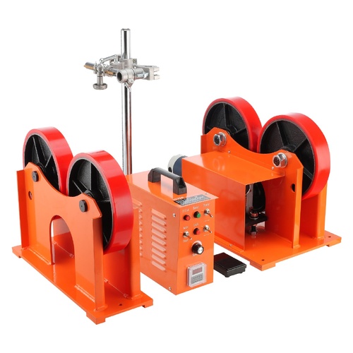 Turning Rolls Linkage Roller, 1000KG/2205LBS Loading Welding Turning Roll, 25-1400mm Diameter, 80-1600 mm/min Rotary Welding Positioner & Welding Torc
