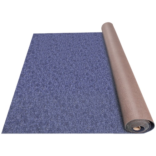 VEVOR Deep Blue Marine Carpet 6 ft x 49.2 ft Marine Carpeting Marine Grade Carpet for Boats with Waterproof Back Outdoor Rug for Patio Porch Deck Gara