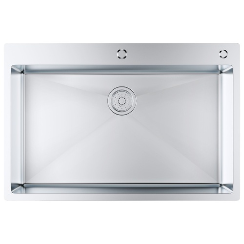 VEVOR Kitchen Sink, 304 Stainless Steel Drop-In Sinks, Top Mount Single Bowl Basin with Accessories(Pack of 3), Household Dishwasher Sinks for Worksta