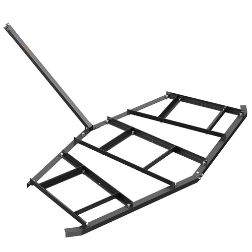 VEVOR Driveway Drag, 84" Width Tow Behind Drag Harrow, Q235 Steel Driveway Grader with Adjustable Bars, Support up to 50 lbs, Driveway Tractor Harrow 