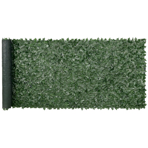 VEVOR Ivy Privacy Fence, 59 x 158in Artificial Green Wall Screen, Greenery Ivy Fence w/ Mesh Cloth Backing and Strengthened Joint, Faux Hedges Vine Le