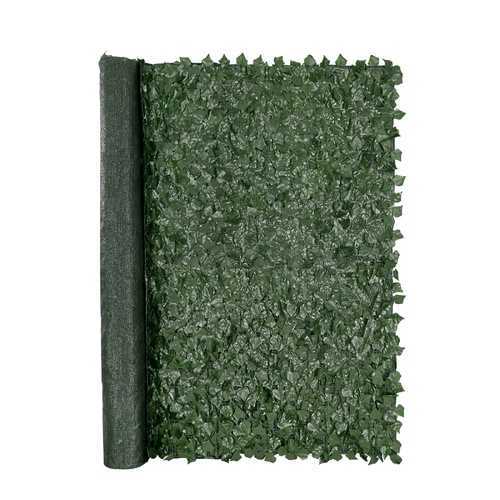 VEVOR Ivy Privacy Fence, 1830 x 2440 mm Artificial Green Wall Screen, Greenery Ivy Fence with Mesh Cloth Backing and Strengthened Joint, Faux Hedges V