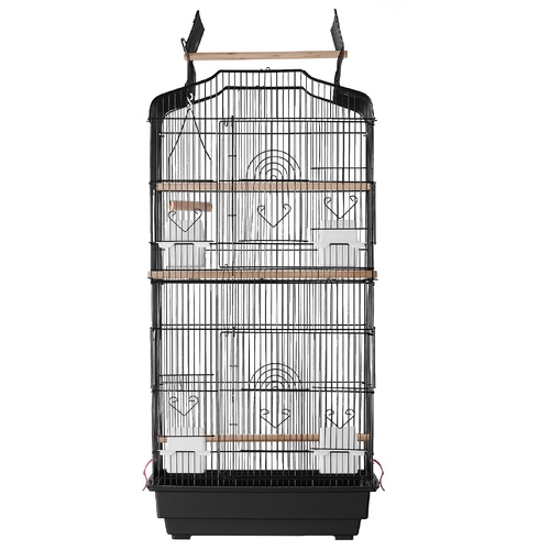 VEVOR Bird Flight Cage 39 in Hanging Metal Parakeet Cage for Cockatiels Parrot