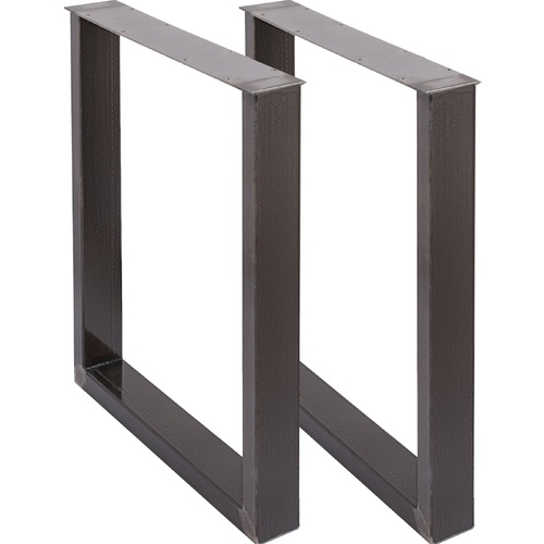 VEVOR 72 x 60 cm Dining Table Legs Office Table Legs Set of 2 Steel Table Legs Computer Desk Legs Steel Bench Legs Country Style Table Legs DIY Furnit