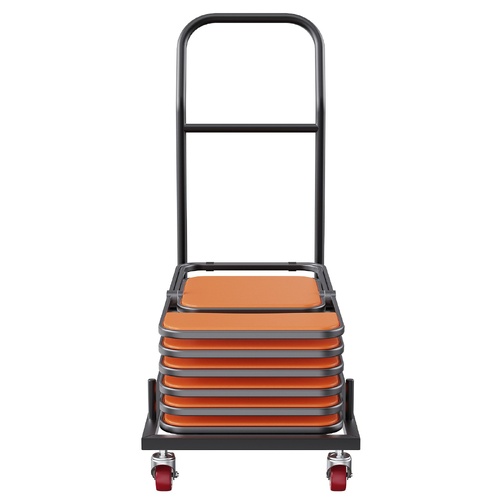 VEVOR 12 Chairs Folding Chair Storage Dolly Folding Chairs Rack Heavy Duty Iron