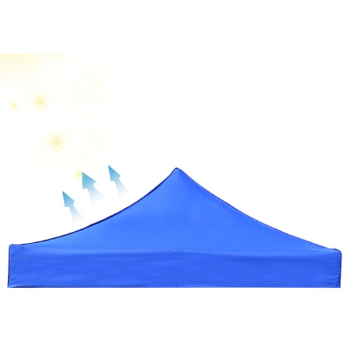 Gazebo Tent Top Cover Camping Beach Sunshade Shelter - Blue / 3x3M