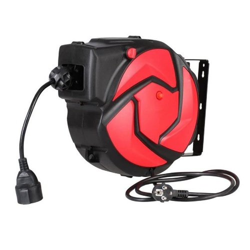 Retractable Wall Mount 15m Cable Extension Reel