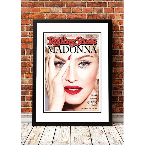 Madonna' Rolling Stone Magazine Cover! - Framed A4
