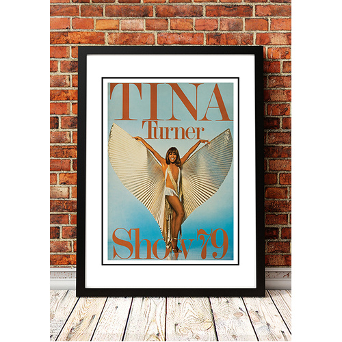 Tina Turner ‘Wild Lady of Rock’ World Tour Poster 1979 - Framed A2