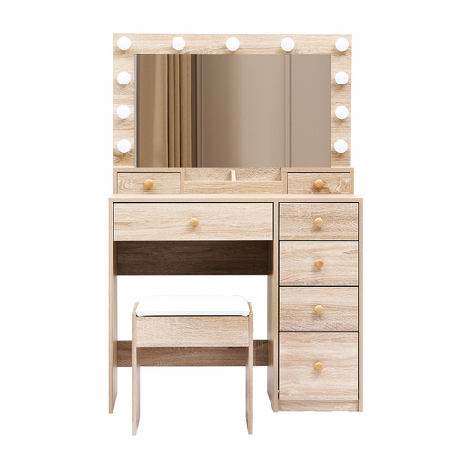 Dressing Table Stool Set Oak - Model-B750B4