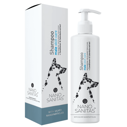 Nano Sanitas Male Skin Care Dog Shampoo 250 ml - Model-25411A