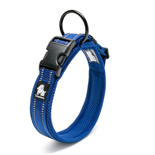 Heavy Duty Reflective Dog Collar - Blue, S - Model-A45553