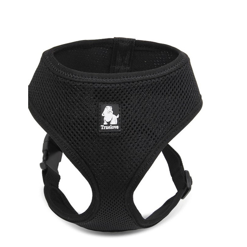 Dog Harness with Steel D Ring - Black, M - Model-C4608E