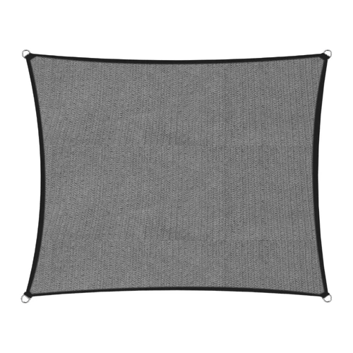 Wallaroo 2.5 x 2.5 Shade Sail 280GSM Outdoor Sun Shade Canopy Grey Square Cloth