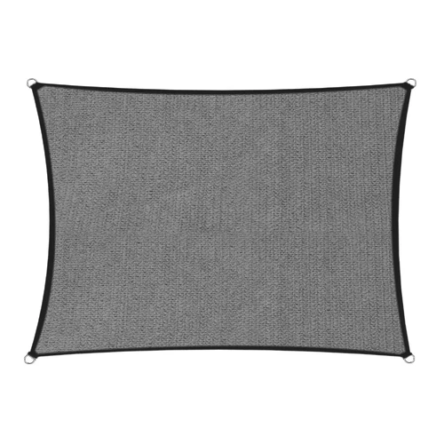 Wallaroo 280GSM Outdoor Sun Shade Sail Canopy Grey - 3m x 2.5m