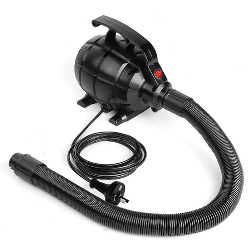 Powertrain 500W Electric Air Pump for Air Track Mat, Air Mattress, Pool Floats and Toys