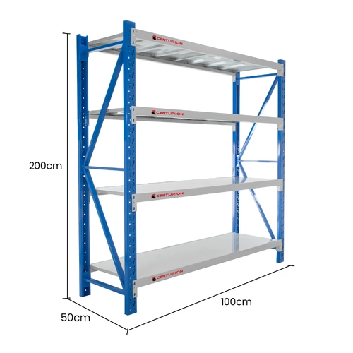 Centurion Standard 1 Bay 1M Wide Long-Span Garage Shelving 400kg