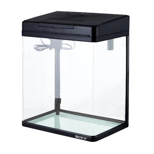 34L Complete Aquarium Kit With Bio Filter System LED Kit Curved Design